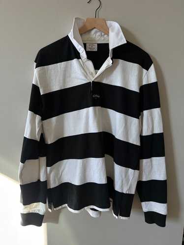 ウェア 16aw striped rugby black STRIPED RUGBY SHIRT - BLACK / WHITE | COS