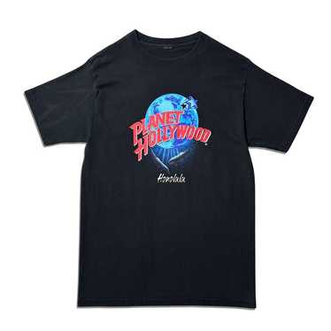 トップス PLANET HOLLYWOOD SANTAANA CALIFORNIA 90s Planet Hollywood (Santa Ana, California) Grey Logo Shirt T