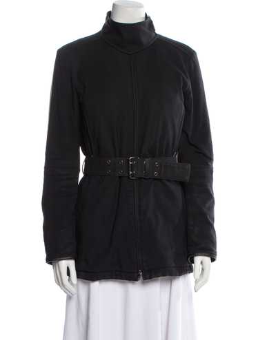 ジャケット・アウター Prada 1999 lether belt stand collar coat Prada 1999 lether belt stand collar coat - メルカリ