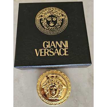 Versace vintage gold brooch - Gem