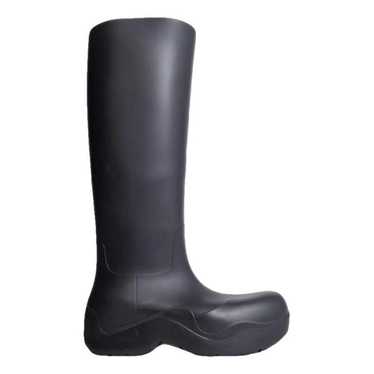 (W) Bottega Veneta Puddle Ankle Glass ★ 関税/送料込 Bottega Veneta Puddle Ankle Boots in Glass | FWRD