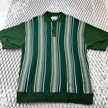 Vintage jacquard knit polo - Gem