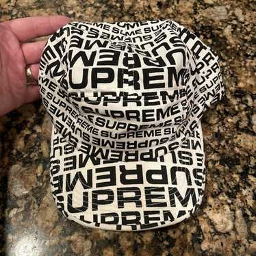 Supreme AOI Embroidered Camp Cap　黒 Supreme AOI Embroidered Camp Cap (SS25) - $68