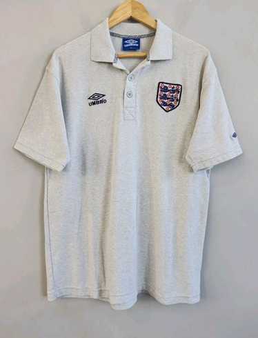 ウェア 90s~ old UMBRO ENGLAND T-shirt uniform Vintage 90s UMBRO England T-shirt / Rare Football Training T