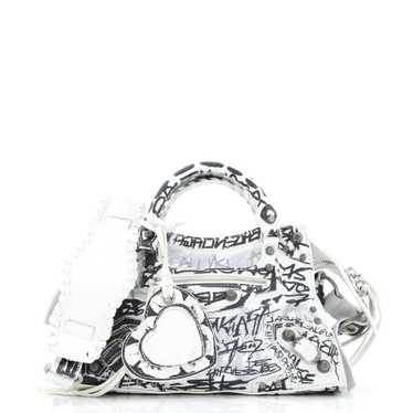 【バレンシアガ】セール NEO CAGOLE XS クリスタル シルバー ○送料込○BALENCIAGA NEO CAGOLE XS ラインストーン付 シルバー