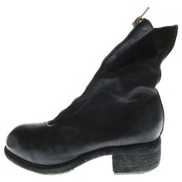Guidi PL2 Front Zip Mid Boot - Black | Garmentory