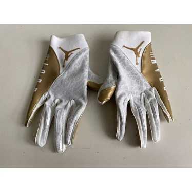 【新品】 アメフト Jordan Knit グローブ　ホワイト　Ｌ M,L,XL】NIKE VAPOR KNIT JORDAN GLOVE 現在カラー アメフト