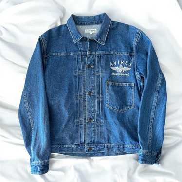 Avirex denim jacket embroidered - Gem
