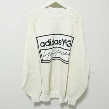 トップス Y-3 CLASSIC WINTER KNIT CREW SWEATER ADIDAS Y-3 Classic Crewneck Sweater White | SNEAKERBOX