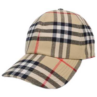 ほぼ未使用　バーバリーロンドンイングランド ノバチェック　ベースボールキャップ Burberry バーバリー ベースボールキャップ 帽子 チェック ロゴ