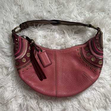 バッグ Rare Vintage Coach Leather Shoulder Bag RARE VINTAGE COACH (OLD COACH オールドコーチ) CLASSIC