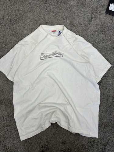 Supreme Kaws Chalk BOGO Black Tee Size M | eBay