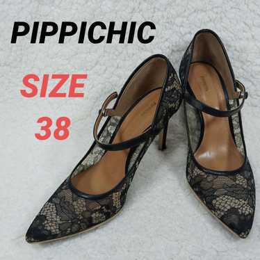 靴 PIPPICHIC Flat Pumps with New Jewel 36.5 PIPPICHIC pumps 36.5 Black PP25-ANNA V JEWELLY 13 Used | eBay