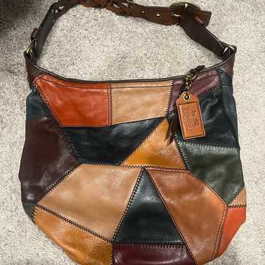 バッグ Coach Patchwork XL Bleecker Duffel Bag Coach PATCHWORK Leather Large Duffle Bleecker Bag Limited
