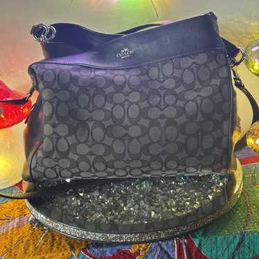 バッグ Coach Leather Shoulder Bag Coach Black Leather Soho Shoulder Bag – Rediscover Vintage