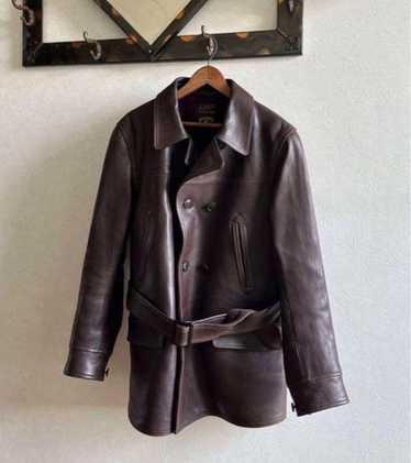 タグ付き　BUTCHER PRODUCTS Pコート Atlast At LAST&CO (アットラスト) Butcher Products ゴートスキン