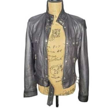 ジャケット・アウター 80s valentino uomo leather blouson Vintage Valentino Uomo Leather Jacket - Etsy