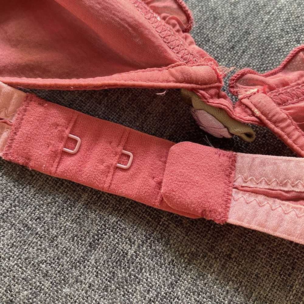 Miu Miu MIU MIU Red Satin Bra - image 6