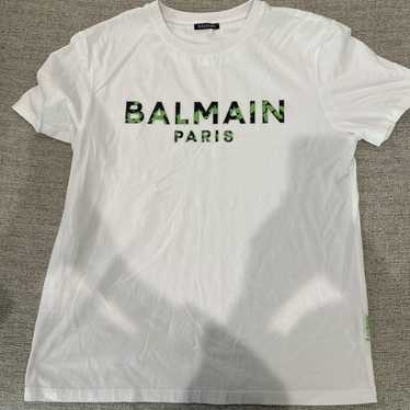 Tシャツ・カットソー Balmain Classic White T-Shirt With Bold Logo Balmain T-shirt with logo | Men's Clothing | Vitkac