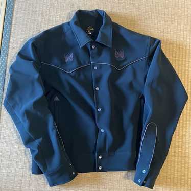 NEEDLES Cowboy Casual Jacket Coat Gray Charcoal Size-M New
