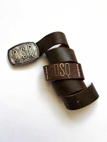 85 DSQUARED2 VITELLO VINTAGE 黒　ベルト 新品 DSQUARED2 レザーベルト サイズ85 ブラック 黒 シンプル