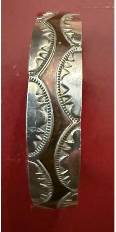 VINTAGE NAVAJO STERLING TE刻印　Ted Etsitty Ted etsitty signed sterling - Gem