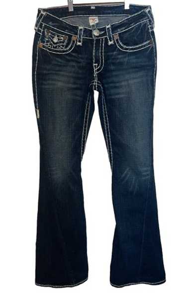 True Religion Women Joey Big T Stitch Jeans size 30 x 29