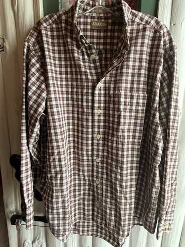MEN'S KHAKIS BIG OXFORD BY ARROW 100% COTTON SHORT SLEEVE