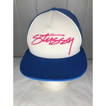 OLD STUSSY CAP Sロゴ 90s OLD STUSSY/S logo Mesh Cap/紺タグ/S-M/メッシュキャップ/S