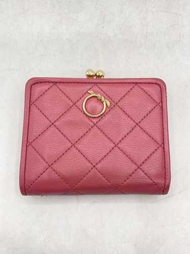[JILLSTUART]★STITCHED COWHIDE MEDIUM WALLET Genuine Jill Stuart Black Cowhide Wallet With Heart