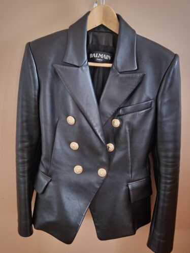 Balmain lamb leather jacket - Gem
