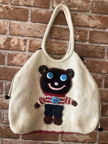 ヒステリックグラマー ドーナツベア ニット トートバッグ