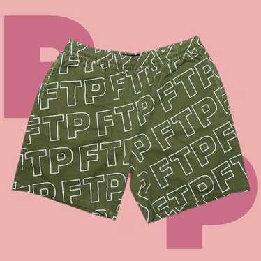 パンツ FTP LOGO SHORTS TREE CAMO L Fuck The Population 🍂 FTP LOGO SHORTS (GRAY TREE CAMO