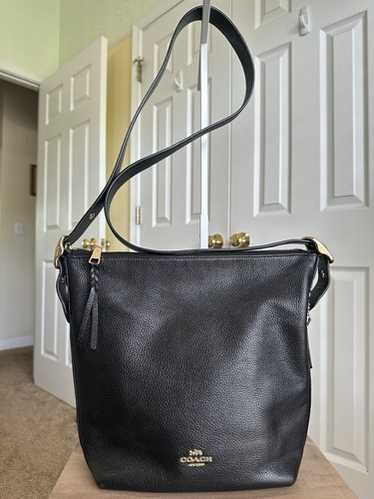 COACH コーチ Val Duffle フクシア ピーブルレザー ショルダー COACH コーチ Val Duffle フクシア ピーブルレザー ショルダー