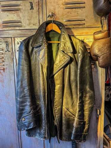 Vintage german leather trench - Gem