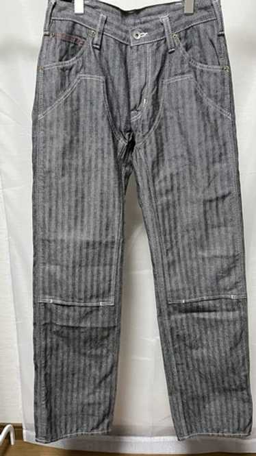 パンツ HERRINGBONE HICKORY DOUBLE KNEE DENIM SUGARHILL（シュガーヒル）のHERRINGBONE HICKORY DOUBLE KNEE