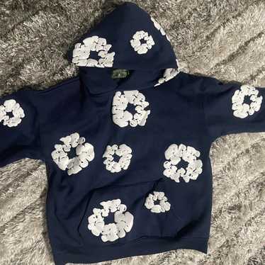 Navy blue denim tears - Gem