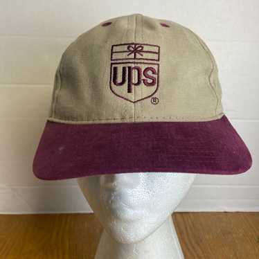 UPS ブラウンキャップ スナップバック　80s ビンテージ Vintage ups hat - Gem