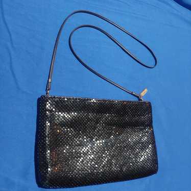 WHITING & DAVIS　メタルメッシュ　ショルダーポーチ　パープル Whiting & Davis mesh purse NWT Blues Purples Golds & Green
