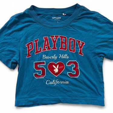 Y2k playboy tee - Gem
