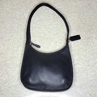 Coach Vintage Leather Brown Ergo Flap Shoulder Bag N E0769