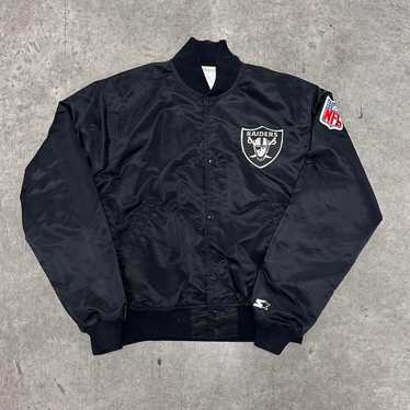 80s 90s〜USA製 NFL RAIDERS/レイダース STARTER サテン