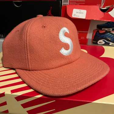 Supreme Wool S Logo 6-Panel (FW17) - $48
