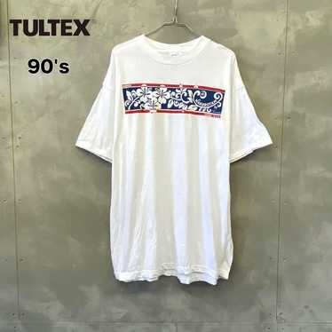 90s vintage USA製 GUAM ガダオ洞窟 壁画アート 白Tシャツ Vintage guam t shirt - Gem