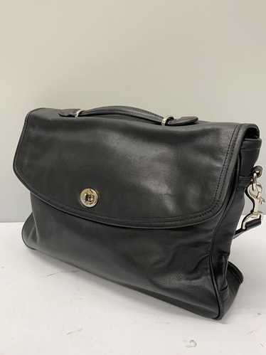 バッグ COACH 2WayLeather Shoulder Handbag Black Coach Black Leather Shoulder Bag – Season 2 Consign