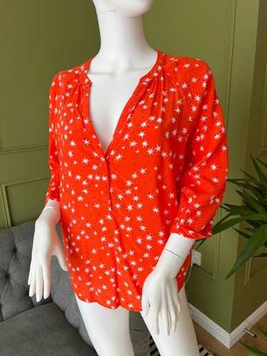 mint velvet star print blouse