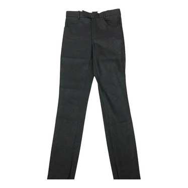 Gucci GG Logo Zip-Hemline Wide Pants (Pants) IFCHIC.COM