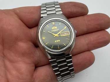 ORIENT crystal 21JEWELS 腕時計 em4j-co Vintage Orient Crystal 21 Jewel Automatic Day/Date Watch | eBay
