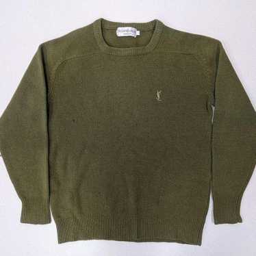 Yves Saint Laurent Men's YSL Vintage Tricots Knit Sweater