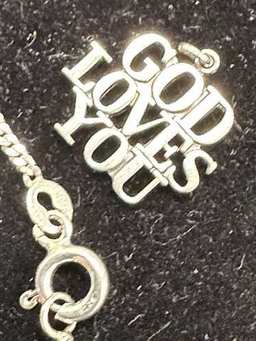 Vintage Tiffany GOD LOVES YOU ネックレス VINTAGE TIFFANY & CO. 